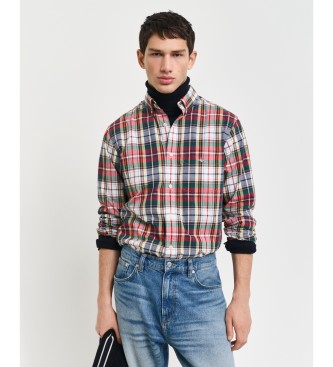 Gant Regular Fit Poplin Plaid Checked Shirt rd