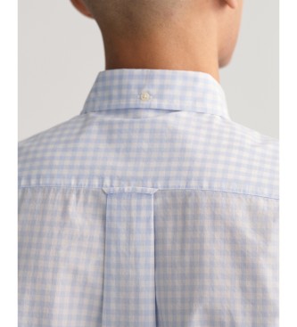 Gant Camisa de popelina xadrez Vichy de corte regular