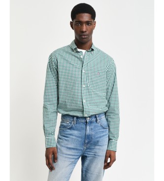 Gant Regular Fit green Vichy check poplin shirt