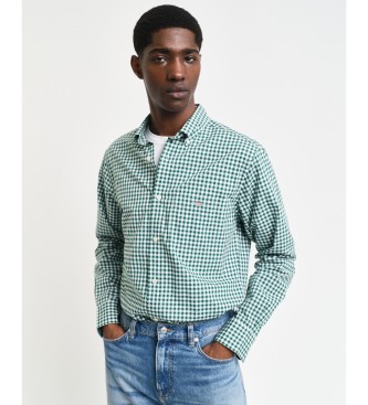 Gant Regular Fit green Vichy check poplin shirt