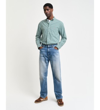 Gant Regular Fit green Vichy check poplin shirt