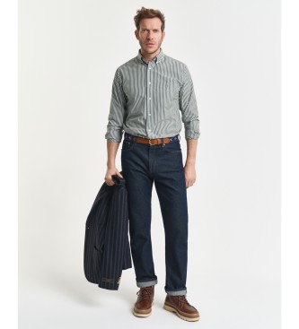 Gant Grøn skjorte i regular fit
