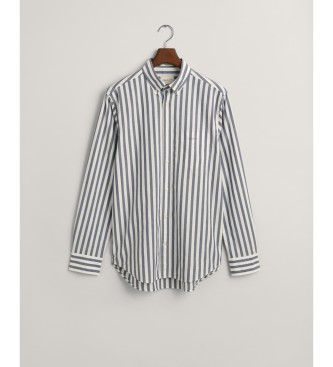 Gant Blue striped poplin shirt Regular Fit