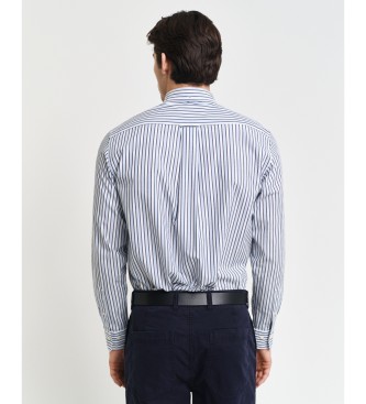 Gant Blue striped poplin shirt Regular Fit 