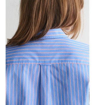 Gant Camicia in popeline a righe blu vestibilit regolare