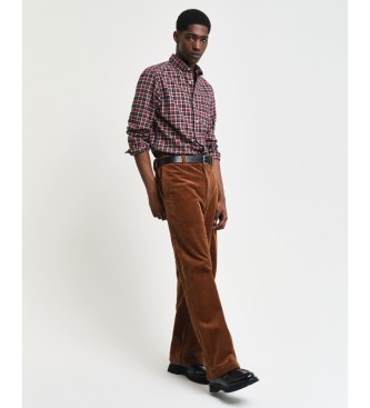 Gant Bordo karirasta lahka srajca Twill Regular Fit