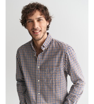 Gant Regular Fit Lichtgewicht Twill Vichy Plaid Regular Fit Overhemd