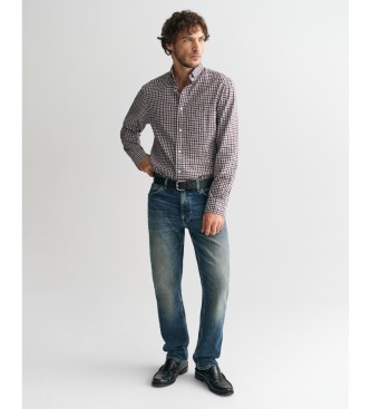 Gant Regular Fit Leichtes Twill-Hemd Vichy Plaid Regular Fit