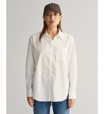 Gant Camicia in popeline bianco dalla vestibilit comoda