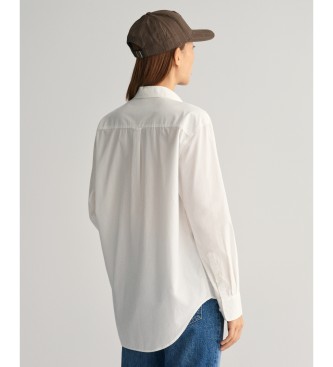 Gant Camicia in popeline bianco dalla vestibilit comoda