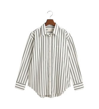 Gant Camicia in popeline a righe verdi dalla vestibilit comoda