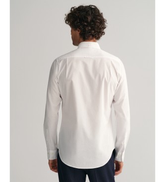 Gant Slim fit shirt in white poplin