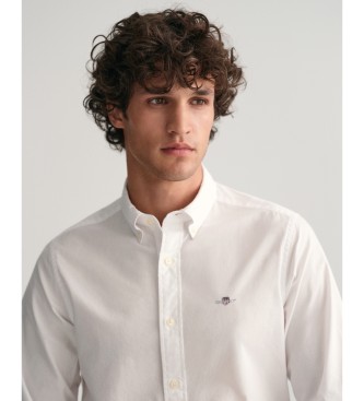 Gant Slim fit shirt in white poplin