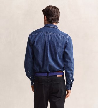 Gant Chemise en jean bleu
