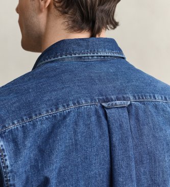 Gant Chemise en jean bleu
