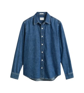 Gant Chemise en jean bleu