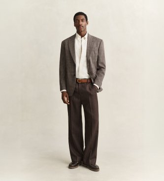 Gant Camicia Reg Archive Oxford Stripe Shirt crema