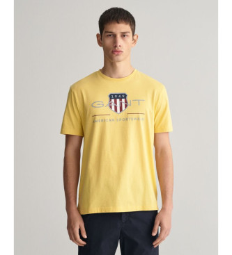 Gant T-shirt Archive Shield amarela