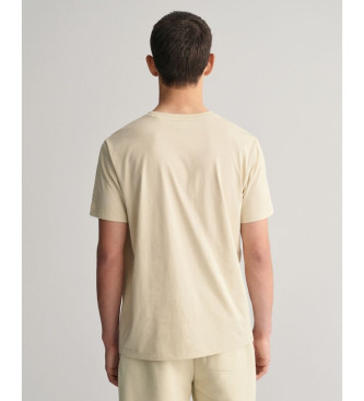 Gant Archief Shield T-shirt beige