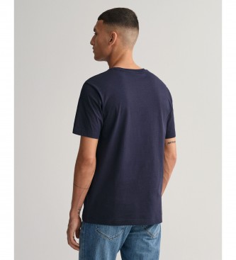 Gant T-shirt Archive Shield azul-marinho