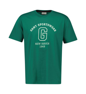 Gant T-shirt met groen ontwerp