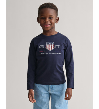 Gant Archiv Shield Kids navy Langarm-T-Shirt