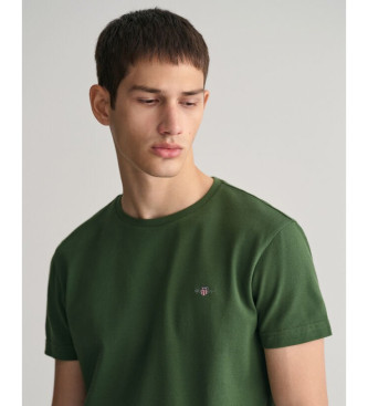 Gant T-shirt en piqu vert