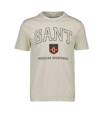 Gant T-shirt grafica beige