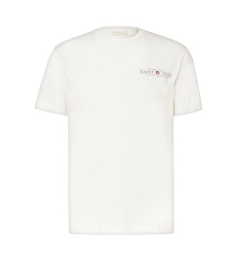 Gant T-shirt grafica beige