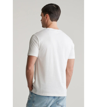 Gant T-shirt grfica branca