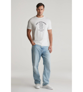 Gant T-shirt grfica branca