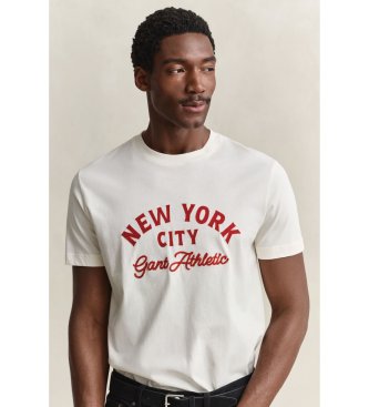 Gant Graphic T-Shirt cremeweiß
