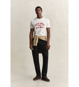 Gant Graphic T-Shirt cremeweiß