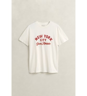 Gant Graphic T-Shirt cremeweiß