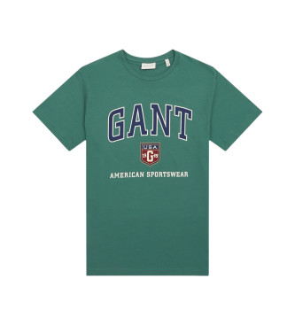 Gant Grafik-T-Shirt Grafik-T-Shirt grn