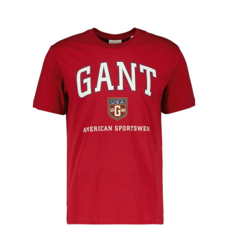 Gant Grafik-T-Shirt rot