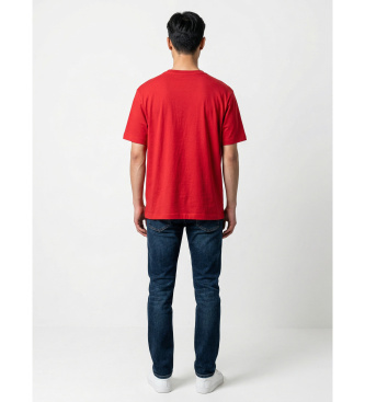 Gant Grafična majica rdeča