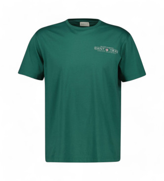 Gant T-shirt grafica verde