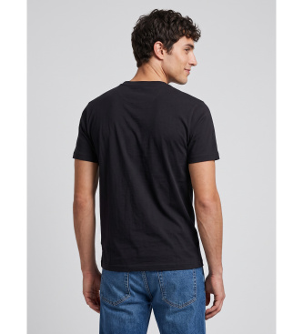 Gant Grafisch T-shirt marineblauw