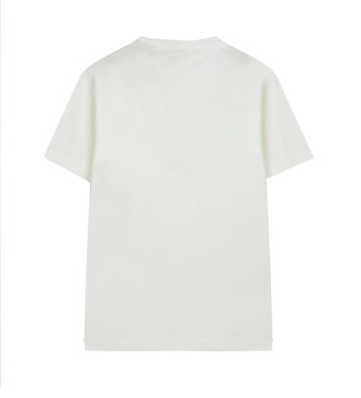 Gant Tung T-shirt i vitt block 