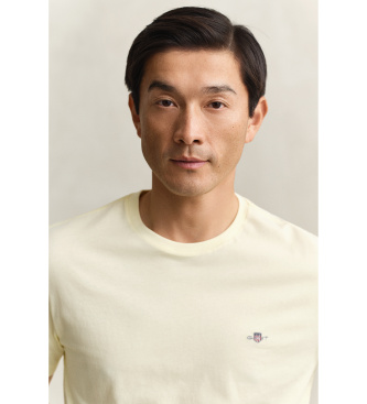 Gant Camiseta Regular Fit Shield amarillo
