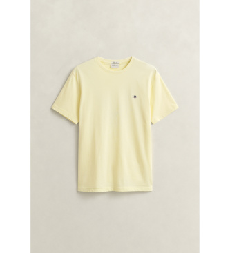 Gant Camiseta Regular Fit Shield amarillo