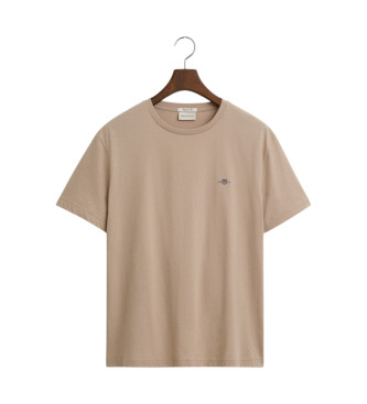 Gant Camiseta Regular Fit Shield beige