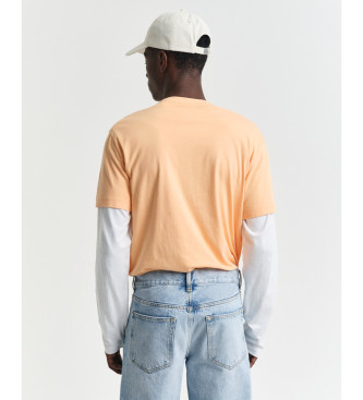 Gant T-shirt Regular Fit Schild orange