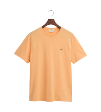 Gant T-shirt con scudo dalla vestibilit regolare arancione