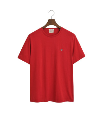 Gant T-shirt Regular Fit Shield vermelho