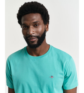 Gant Regular Fit Shield T-shirt turquoise