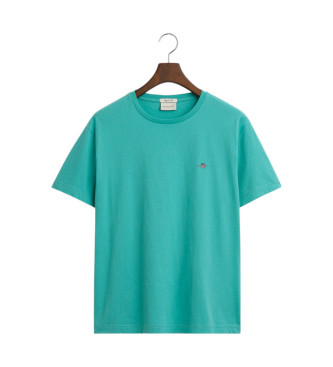 Gant Regular Fit Shield T-shirt turkis