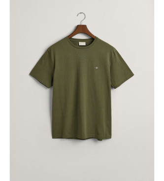 Gant Camiseta Regular Fit Shield verde