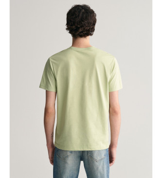 Gant T-shirt Regular Fit Shield verde